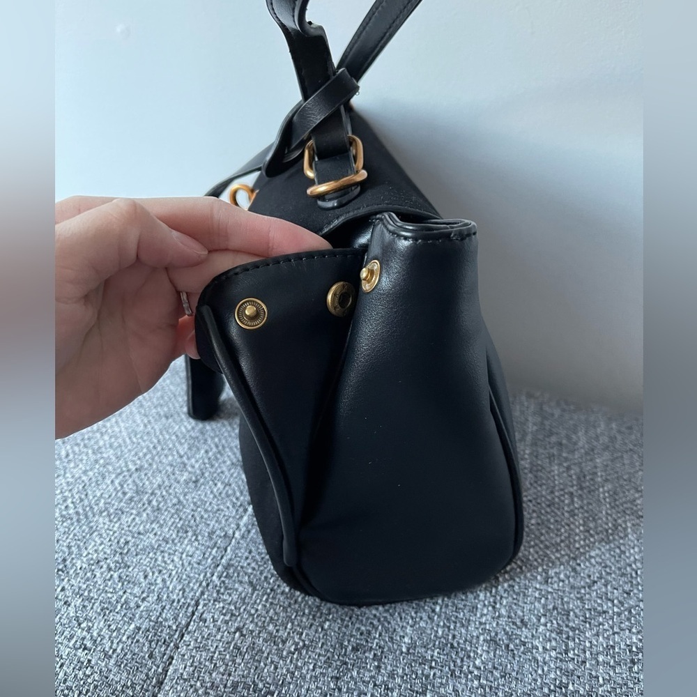 Faux suede mini bag - Picture 7 of 12